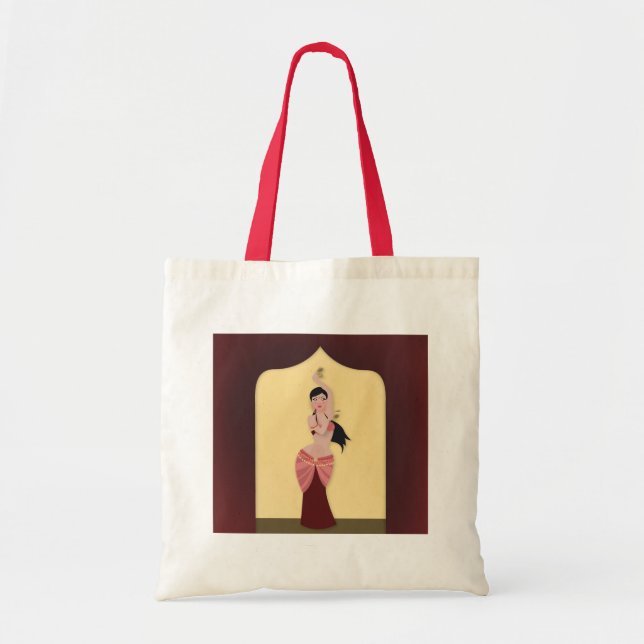 Tote Bag Danseur du ventre Danseur du Moyen-Orient (Devant)