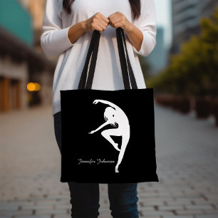 Tote Bag Danseur moderne Silhouette Danse