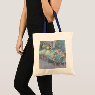Tote Bag Danseurs de ballet dans les ailes par Edgar Degas