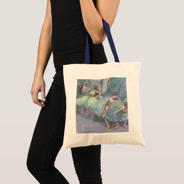 Tote Bag Danseurs de ballet dans les ailes par Edgar Degas (Devant (produit))