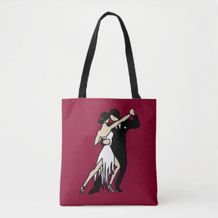 Tote Bag Danseurs de Tango romantiques