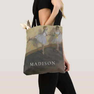 Tote Bag Danseurs d'Edgar Degas   pratiquant au barre