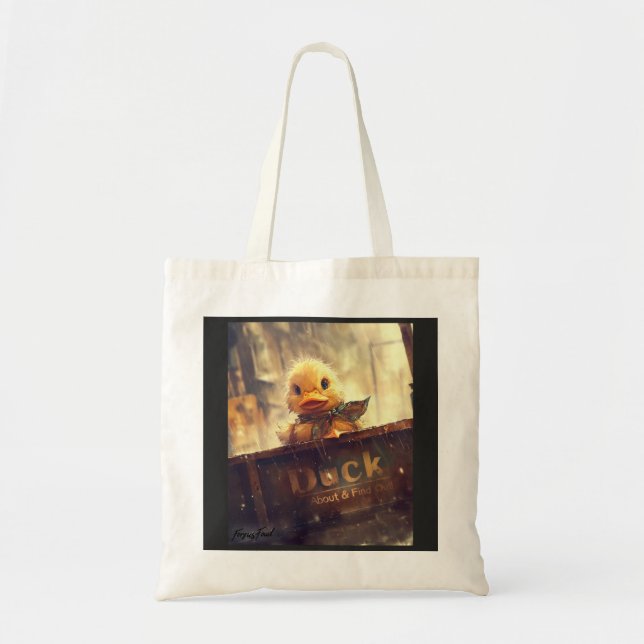 Tote Bag Dark Duck À propos et découvrez Fourre-tout (Devant)
