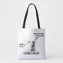 Dark Humor Cat Everyday Nihilism Quote Introvert