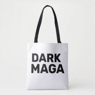 Tote Bag Dark Maga Funny Halloween Trump 2024
