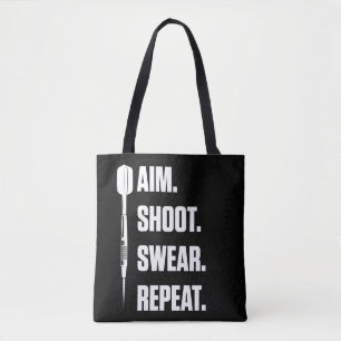 Tote Bag Dart Playe, jeu de fléchettes amusant