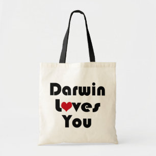 Tote Bag Darwin t'aime
