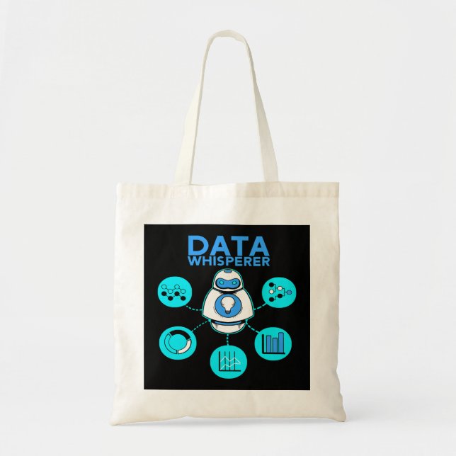 Tote Bag Data Whisperer Tech Engineer MIS Analyst Software (Devant)