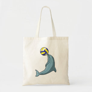 Tote Bag Dauphin avec volleyball