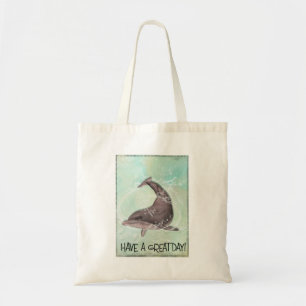 Tote Bag Dauphin S'Éclatant Autour Des Dits Dit Avoir Une G