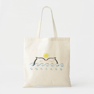Tote Bag Dauphins dans l'amour