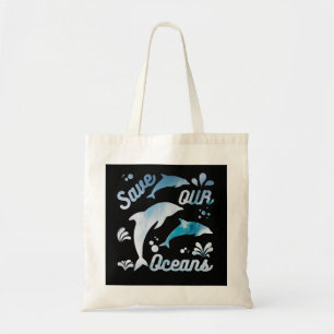 Tote Bag Dauphins / Sauvez nos océans