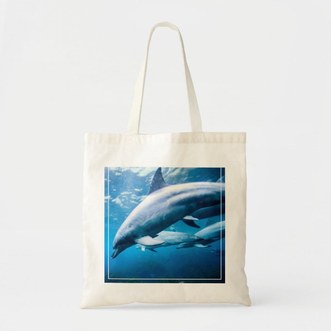 Tote Bag Dauphins sous-marins (Devant)
