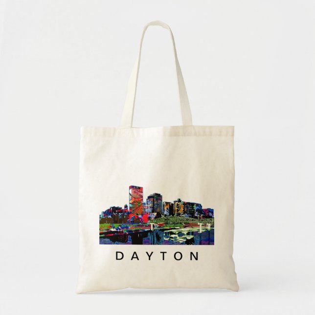 Tote Bag Dayton, Ohio en graffiti (Devant)
