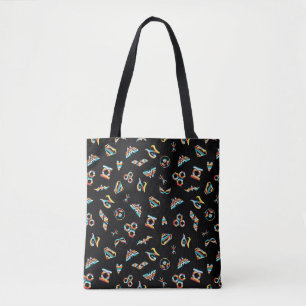 Tote Bag DC Super Hero Girls Rainbow Icon Motif