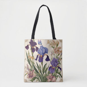 Tote Bag De Belles Fleurs Iris