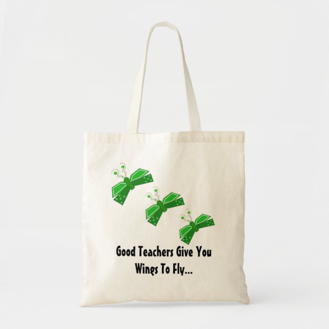 Tote Bag De Bons Enseignants Vous Donnent Des Ailes... (Devant)