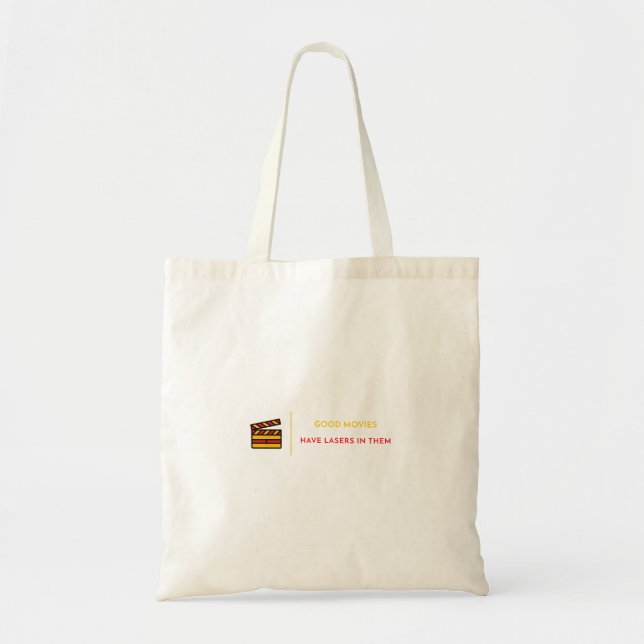 Tote Bag de bons films, des lasers en eux (Devant)