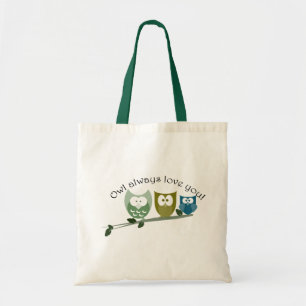 Tote Bag De hibou amour toujours vous ! Hiboux mignons
