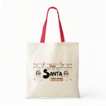 Dear Santa tote, Share the Magic of Christmas