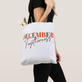 Tote Bag Décembre Ensemble : Célébration de la saison