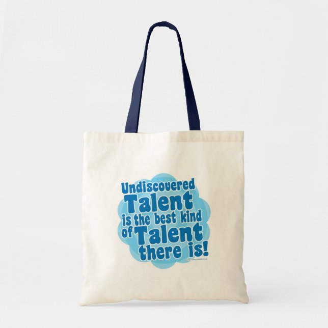 Tote Bag Déclaration de talent inconnu (Devant)