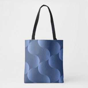 Tote Bag Déco Cadeau Minimaliste Moderne Géométrique Bleu