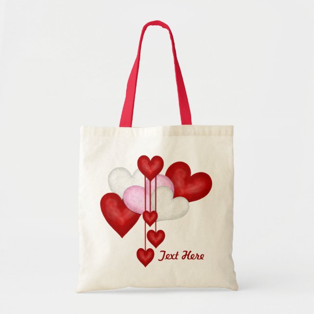 Tote Bag Décor du coeur - Personnaliser (Devant)