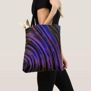 Tote Bag Découpe en caoutchouc de pneu coloré dans le viole