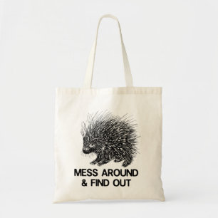 TOTE BAG DÉCOUVREZ LE PORCUPINE ET DÉCOUVREZ-LE