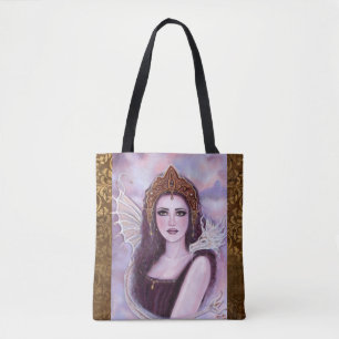 Tote Bag Déesse Déméter avec serpent par Renee Lavoie