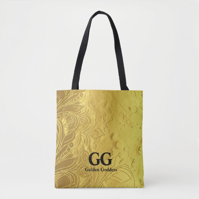 Tote Bag Déesse d'or fêter le joyeux 50e anniversaire de la (Devant)
