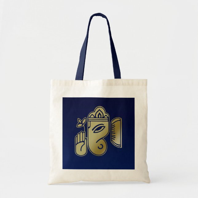 Tote Bag Déesse d'or Ganesha - Budget Fourre-tout (Devant)