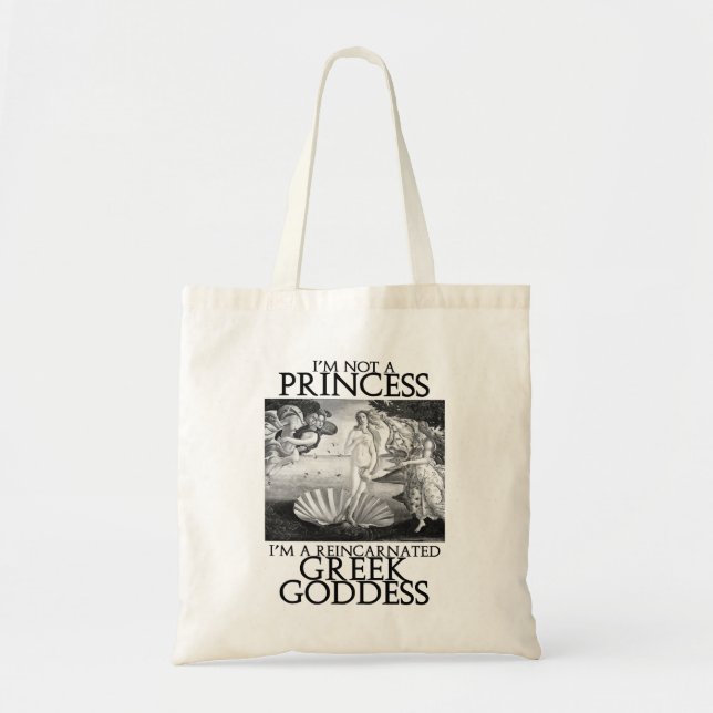 Tote Bag Déesse grecque réincarnée (Devant)