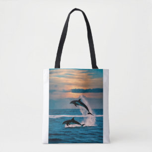 Tote Bag Défi dans le bleu profond