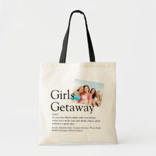 Tote Bag Définition de l'évasion personnalisée pour filles