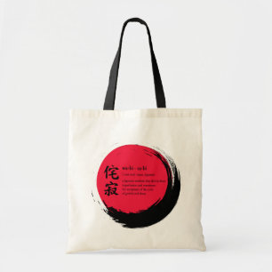 Tote Bag Définition de Wabi-Sabi dans l'anneau enso incomp