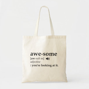 Tote Bag Définition d'impressionnant vous la regardez