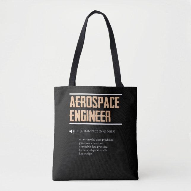 Tote Bag Définition d'une idée de cadeau d'ingénieur (Devant)