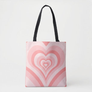 Tote Bag Dégradé de cœurs roses – Amour de fille mignon