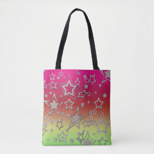 Tote Bag Dégradé de Noël parties scintillant brillant confe