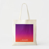 dégradé violet, rose et orange foncé