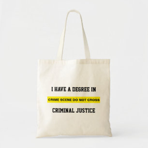Tote Bag Degré dans la justice pénale