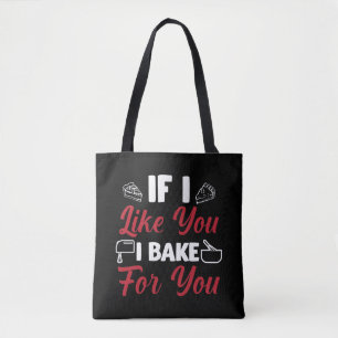 Tote Bag Dégustation de boulangerie amusante Cadeau pour p
