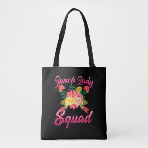 Tote Bag Déjeuner à l'école Cafétéria Lady Squad Femme