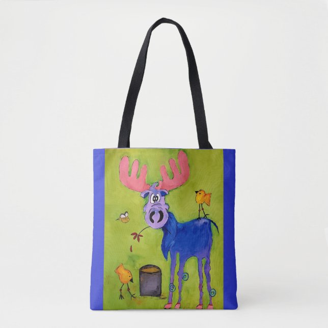 Tote Bag Déjeuner Blue Moose (Devant)