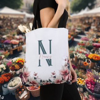 Tote Bag Délicieuse florale personnalisable