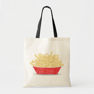 Tote Bag Délicieuses Frites Rétro Fast Food