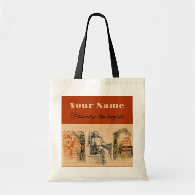 Tote Bag demeures modernes (Devant)