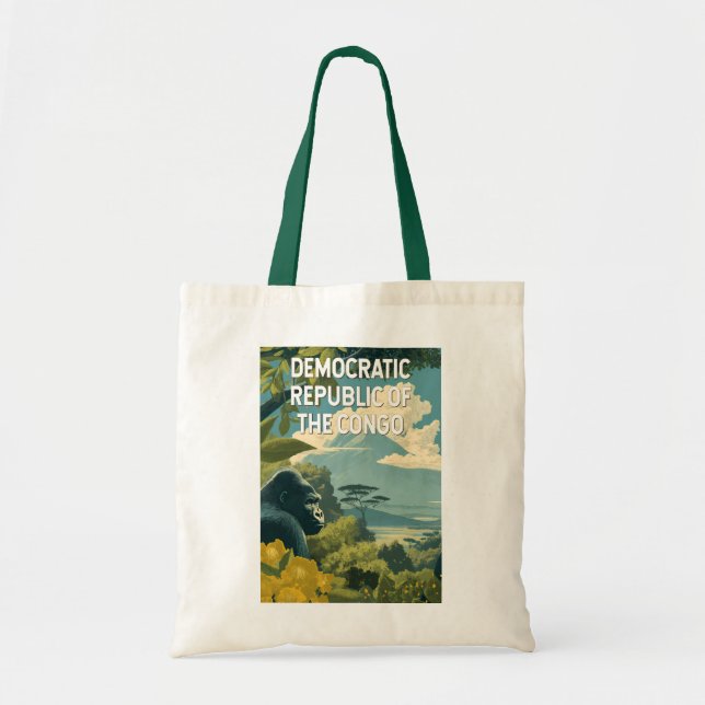 Tote Bag Democratic Republic of the Congo Illustration (Devant)